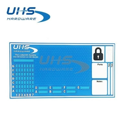 UHS HARDWARE UHSRekeying Pinning Locking Mat by UHS-LOCKMAT